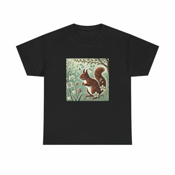 Rowan the Cute Red Squirrel Nature Lover's Cotton Tee – Wildlife Unisex T-Shirt for All Seasons, Gift for Nature Enthusiasts, Eco-Friendly Fashion - Image 13