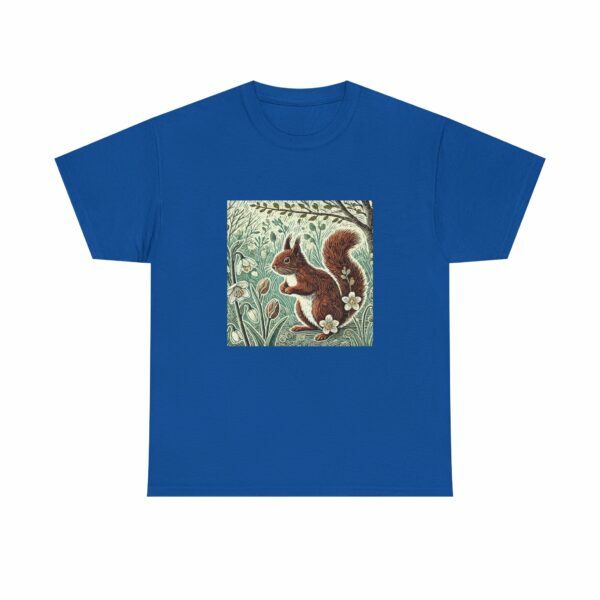 Rowan the Cute Red Squirrel Nature Lover's Cotton Tee – Wildlife Unisex T-Shirt for All Seasons, Gift for Nature Enthusiasts, Eco-Friendly Fashion - Image 6