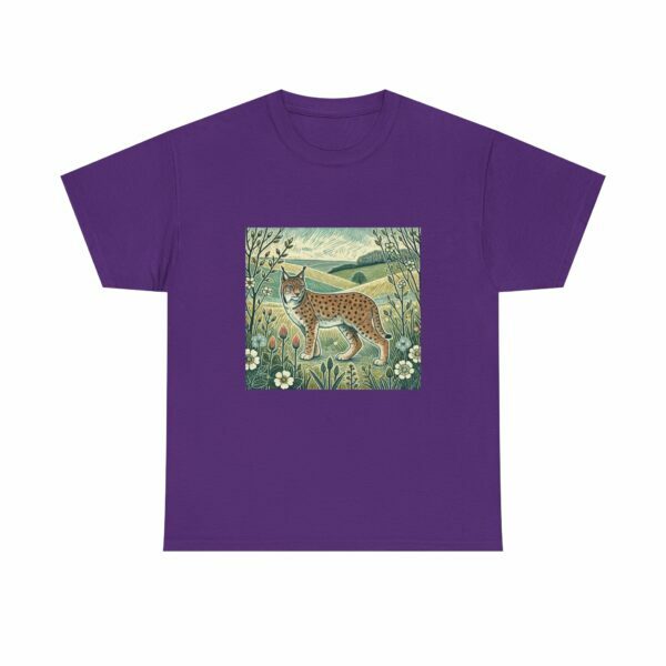 Ember the Lynx Nature-Inspired T-Shirt | Eco-Friendly, Casual Wear, Gift for Nature Lovers, Eco-Conscious Fashion, Wildlife Tee - Image 14