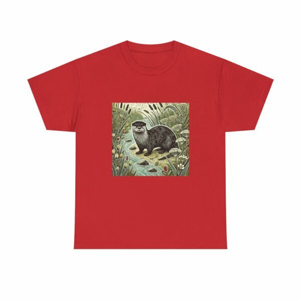Selkie the Shetland Otter Nature Tee | Cute Animal Shirt, Gift for Animal Lovers, Eco-Friendly Fashion, Unisex Graphic Tee, Wildlife Conservation - Image 14