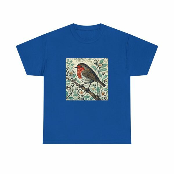 Ruby the Robin Bird Graphic Tee, Nature Lover Shirt, Unisex T-Shirt, Eco-Friendly Cotton Top, Gift for Birdwatchers, Casual Wear - Image 8