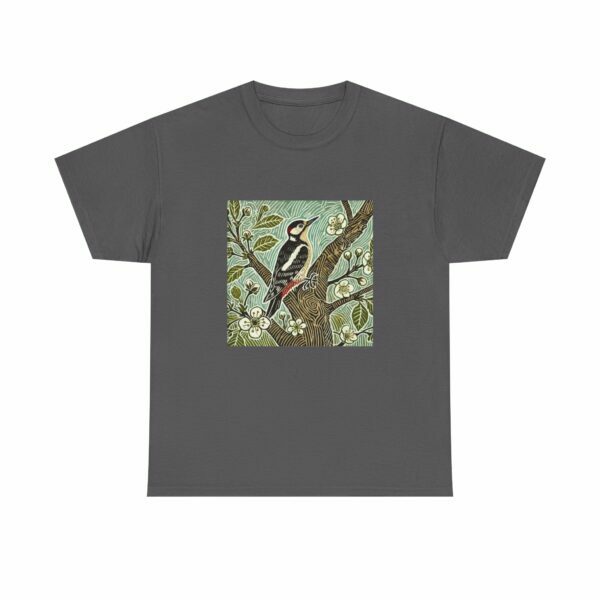 Alder the Woodpecker Bird Graphic Tee, Nature Lover Shirt, Unisex Casual T-Shirt, Gift for Bird Enthusiasts, Eco-Friendly Apparel - Image 10