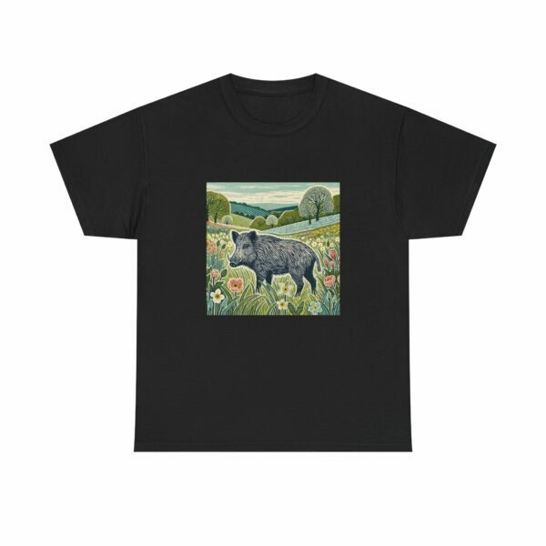 Thistle the Wild Boar Nature-Inspired Unisex Heavy Cotton Tee, Comfortable Graphic Tee, Eco-Friendly Fashion, Gift for Nature Lovers, Casual Wear - Image 13