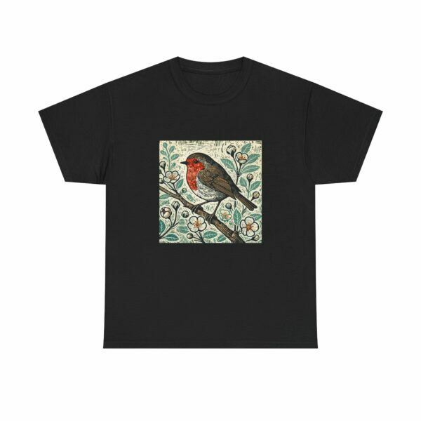Ruby the Robin Bird Graphic Tee, Nature Lover Shirt, Unisex T-Shirt, Eco-Friendly Cotton Top, Gift for Birdwatchers, Casual Wear - Image 14