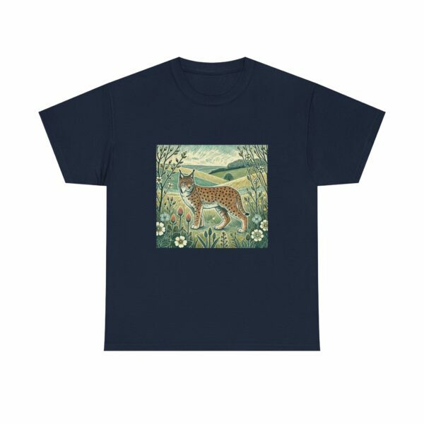 Ember the Lynx Nature-Inspired T-Shirt | Eco-Friendly, Casual Wear, Gift for Nature Lovers, Eco-Conscious Fashion, Wildlife Tee - Image 13