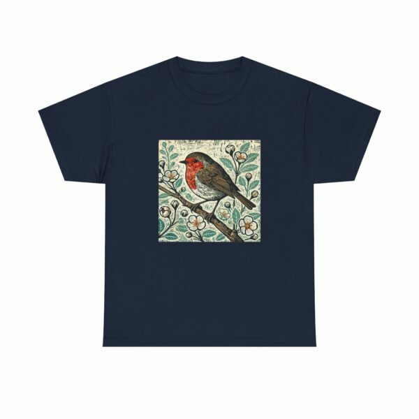 Ruby the Robin Bird Graphic Tee, Nature Lover Shirt, Unisex T-Shirt, Eco-Friendly Cotton Top, Gift for Birdwatchers, Casual Wear - Image 9
