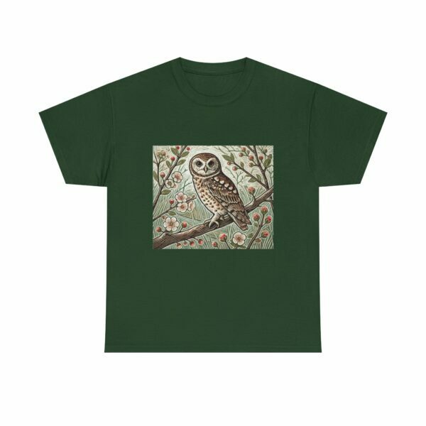 Luna the Owl Graphic Tee, Nature Lover Gift, Animal Print T-Shirt, Unisex Cotton Tee, Boho Aesthetic Apparel, Outdoor Wildlife Enthusiast - Image 8