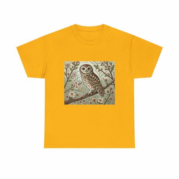 Luna the Owl Graphic Tee, Nature Lover Gift, Animal Print T-Shirt, Unisex Cotton Tee, Boho Aesthetic Apparel, Outdoor Wildlife Enthusiast - Image 4