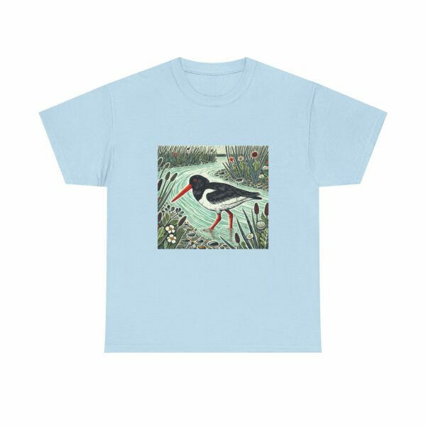 Pearl the Oyster Catcher Nature-Inspired Unisex Tee, Bird Graphic Shirt, Nature Lover Gift, Casual Wear, Eco-Friendly Fashion, Wildlife Art T-Shirt - Image 7