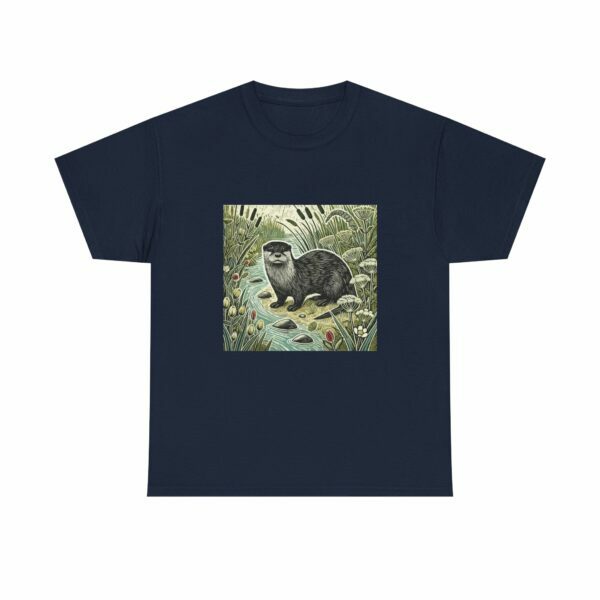 Selkie the Shetland Otter Nature Tee | Cute Animal Shirt, Gift for Animal Lovers, Eco-Friendly Fashion, Unisex Graphic Tee, Wildlife Conservation - Image 12
