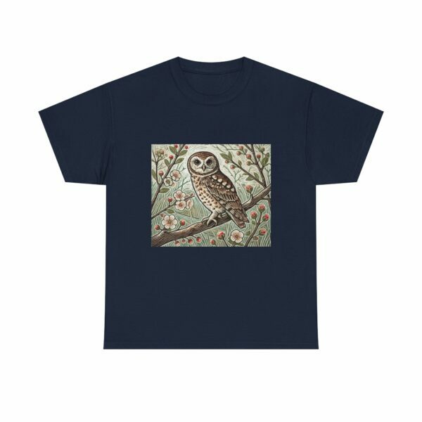 Luna the Owl Graphic Tee, Nature Lover Gift, Animal Print T-Shirt, Unisex Cotton Tee, Boho Aesthetic Apparel, Outdoor Wildlife Enthusiast - Image 13