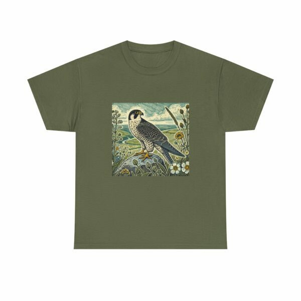 Swift the Peregrine Falcon Bird Tee - Soft Cotton Unisex T-Shirt, Nature Lover Gift, Eco-Friendly Apparel, Bohemian Style, Casual Wear - Image 7