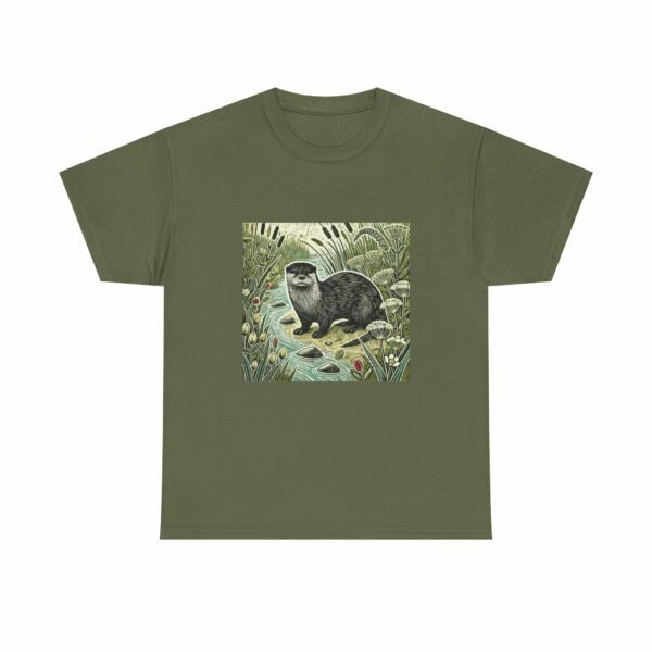 Selkie the Shetland Otter Nature Tee | Cute Animal Shirt, Gift for Animal Lovers, Eco-Friendly Fashion, Unisex Graphic Tee, Wildlife Conservation - Image 6