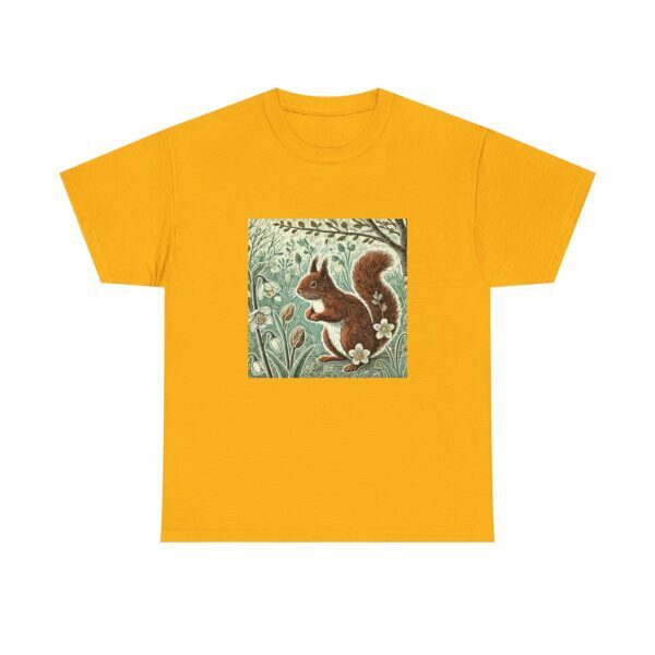 Rowan the Cute Red Squirrel Nature Lover's Cotton Tee – Wildlife Unisex T-Shirt for All Seasons, Gift for Nature Enthusiasts, Eco-Friendly Fashion - Image 14