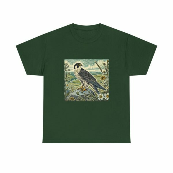 Swift the Peregrine Falcon Bird Tee - Soft Cotton Unisex T-Shirt, Nature Lover Gift, Eco-Friendly Apparel, Bohemian Style, Casual Wear - Image 9