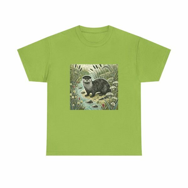 Selkie the Shetland Otter Nature Tee | Cute Animal Shirt, Gift for Animal Lovers, Eco-Friendly Fashion, Unisex Graphic Tee, Wildlife Conservation - Image 7