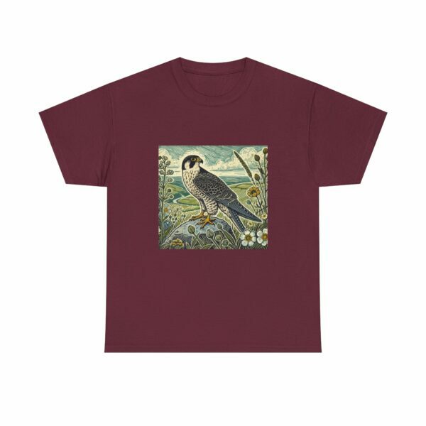 Swift the Peregrine Falcon Bird Tee - Soft Cotton Unisex T-Shirt, Nature Lover Gift, Eco-Friendly Apparel, Bohemian Style, Casual Wear - Image 6