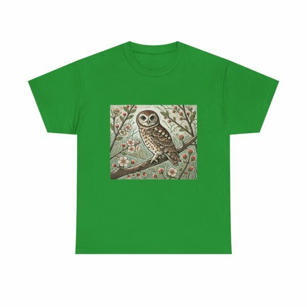 Luna the Owl Graphic Tee, Nature Lover Gift, Animal Print T-Shirt, Unisex Cotton Tee, Boho Aesthetic Apparel, Outdoor Wildlife Enthusiast - Image 9