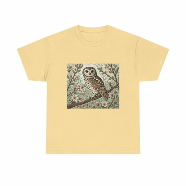 Luna the Owl Graphic Tee, Nature Lover Gift, Animal Print T-Shirt, Unisex Cotton Tee, Boho Aesthetic Apparel, Outdoor Wildlife Enthusiast - Image 3