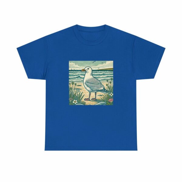Gulliver the Coastal Seagull Tee - Beach Vibes, Nature Lovers Gift, Unisex Cotton T-Shirt, Casual Wear, Ocean-Themed Apparel, Summer Style