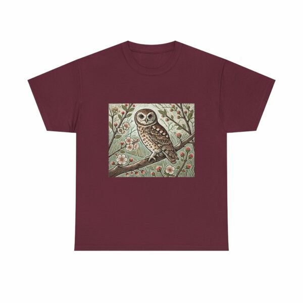 Luna the Owl Graphic Tee, Nature Lover Gift, Animal Print T-Shirt, Unisex Cotton Tee, Boho Aesthetic Apparel, Outdoor Wildlife Enthusiast - Image 5
