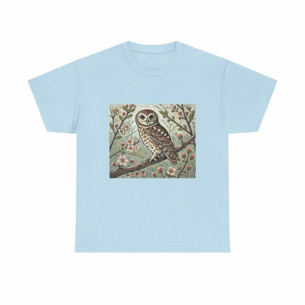 Luna the Owl Graphic Tee, Nature Lover Gift, Animal Print T-Shirt, Unisex Cotton Tee, Boho Aesthetic Apparel, Outdoor Wildlife Enthusiast - Image 10