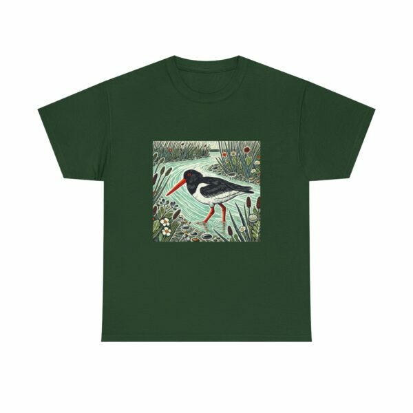 Pearl the Oyster Catcher Nature-Inspired Unisex Tee, Bird Graphic Shirt, Nature Lover Gift, Casual Wear, Eco-Friendly Fashion, Wildlife Art T-Shirt - Image 6