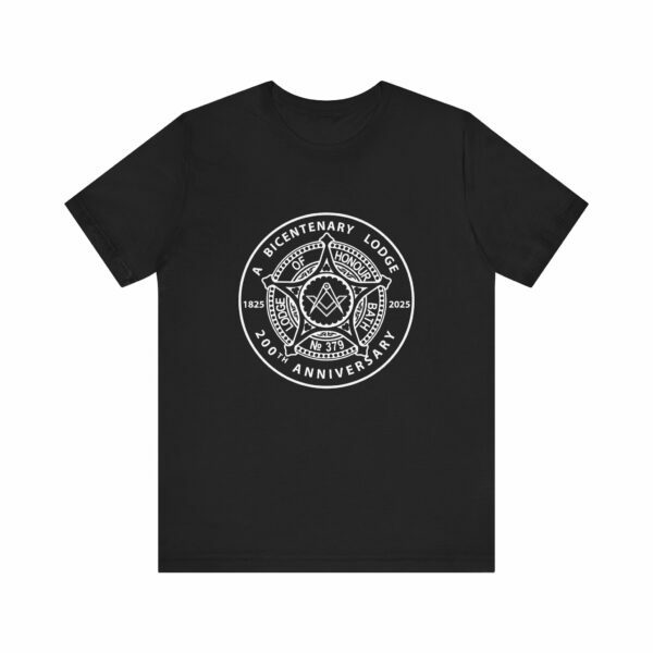Lodge of Honour Bicentenary 1825-2025 Unisex Jersey Tee - Image 4