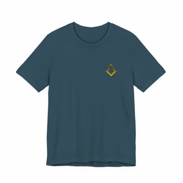 Square and Compass Masonic Jersey Short Sleeve Tee - Image 21