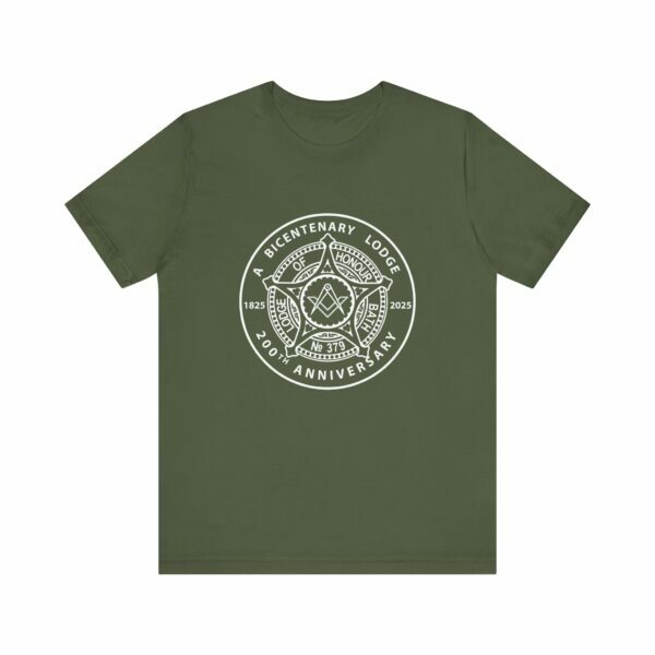 Lodge of Honour Bicentenary 1825-2025 Unisex Jersey Tee - Image 13