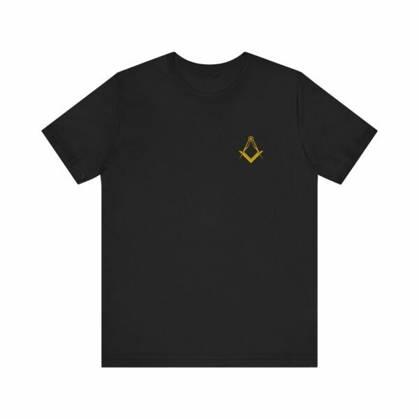 Square and Compass Masonic Jersey Short Sleeve Tee - Image 10