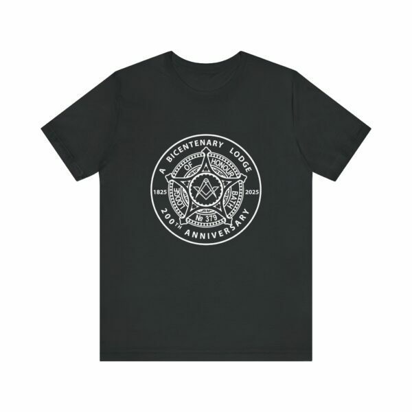 Lodge of Honour Bicentenary 1825-2025 Unisex Jersey Tee - Image 10