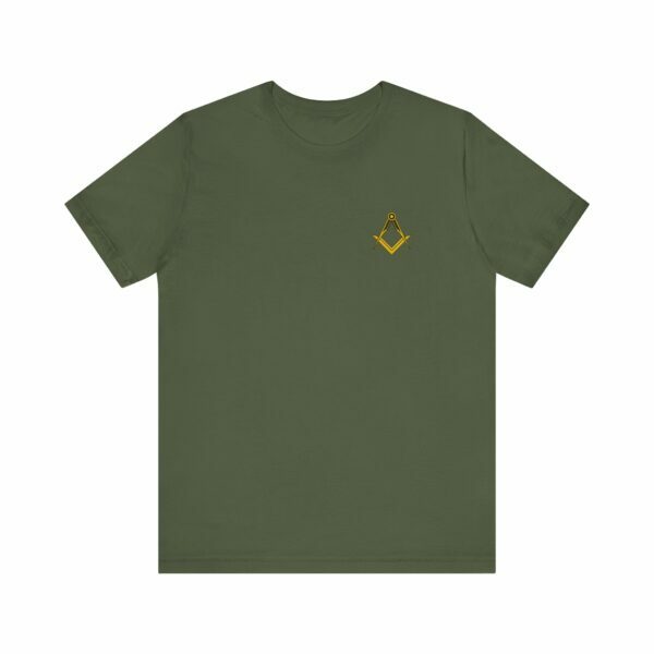 Square and Compass Masonic Jersey Short Sleeve Tee - Image 16