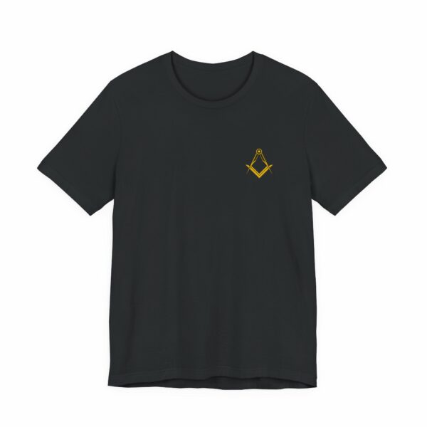 Square and Compass Masonic Jersey Short Sleeve Tee - Image 15