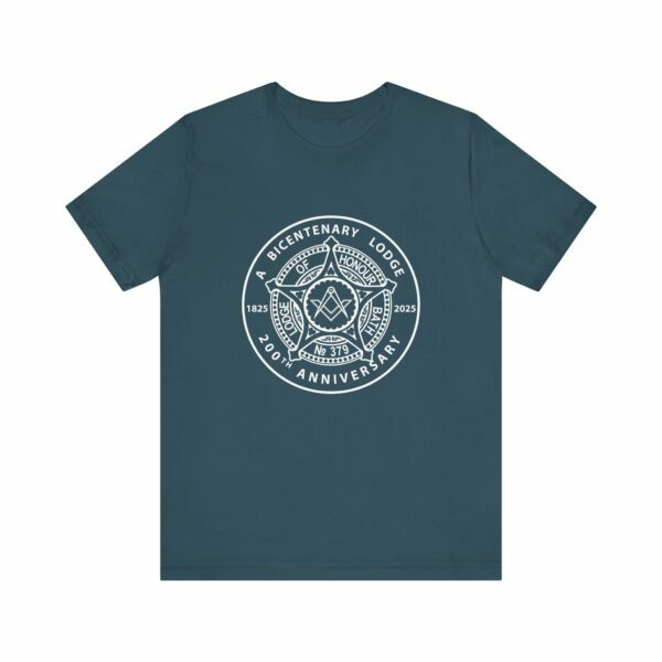 Lodge of Honour Bicentenary 1825-2025 Unisex Jersey Tee - Image 19