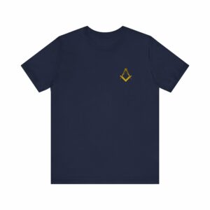 Square and Compass Masonic Jersey Short Sleeve Tee