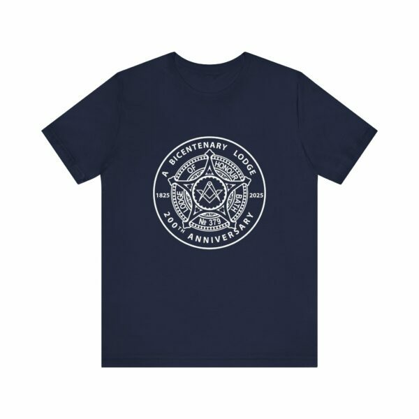 Lodge of Honour Bicentenary 1825-2025 Unisex Jersey Tee - Image 22