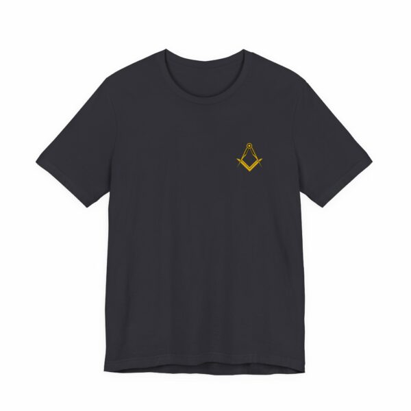 Square and Compass Masonic Jersey Short Sleeve Tee - Image 13