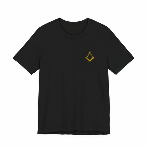Square and Compass Masonic Jersey Short Sleeve Tee - Image 11