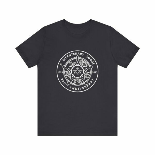 Lodge of Honour Bicentenary 1825-2025 Unisex Jersey Tee - Image 7