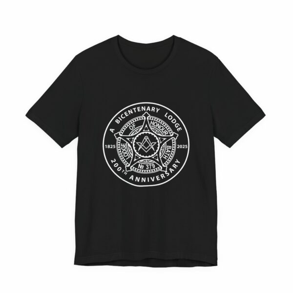 Lodge of Honour Bicentenary 1825-2025 Unisex Jersey Tee - Image 5