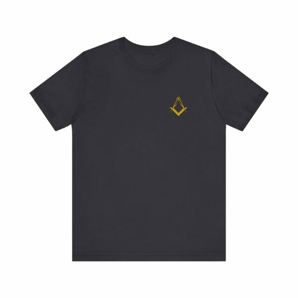 Square and Compass Masonic Jersey Short Sleeve Tee - Image 12