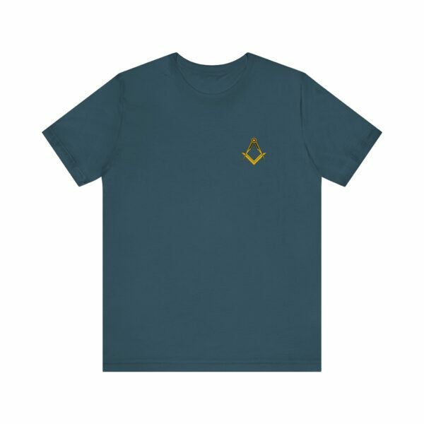 Square and Compass Masonic Jersey Short Sleeve Tee - Image 20