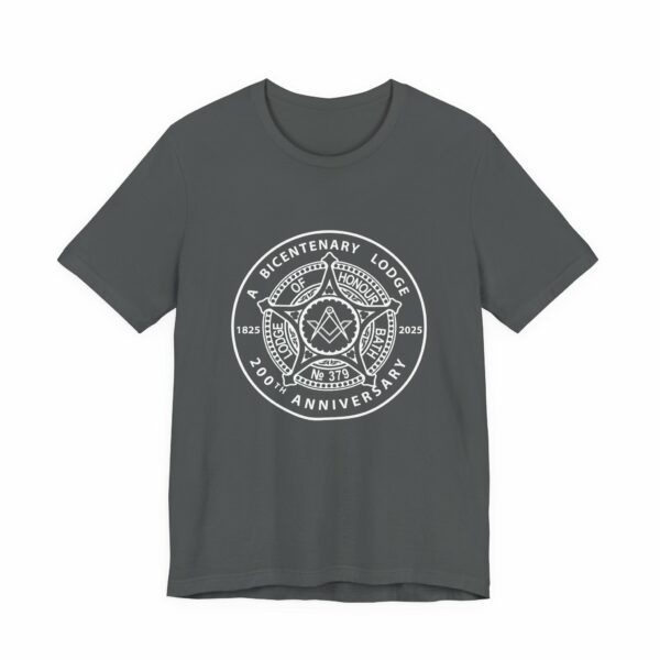 Lodge of Honour Bicentenary 1825-2025 Unisex Jersey Tee - Image 17