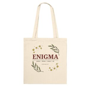 Enigma Exeter Literary Journal Classic Tote Bag Natural