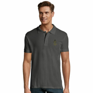 Custom Polo Shirt Charcoal Melange