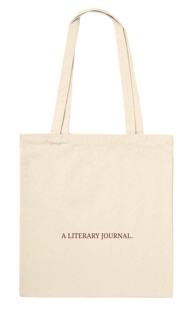 Enigma Exeter Literary Journal Classic Tote Bag Natural - Image 4