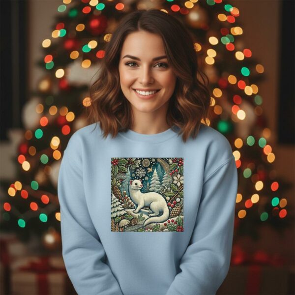 Stoat Christmas Jumper | Woodland Winter Edition Sweatshirt Sweater