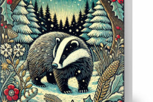 Badger Christmas Cards