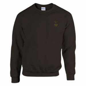 custom sweatshirt dark chocolate